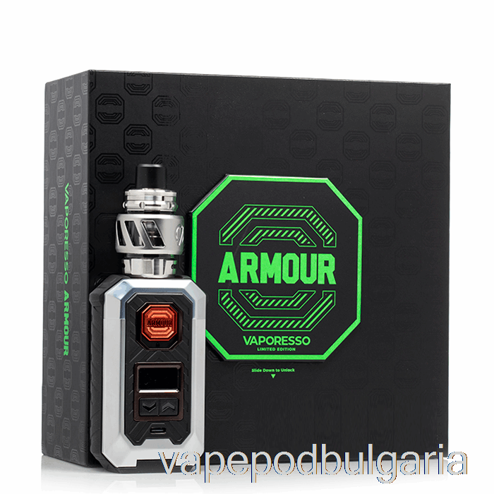 Vape Bulgaria Vaporesso Armor Max 220w стартов комплект Le Silver